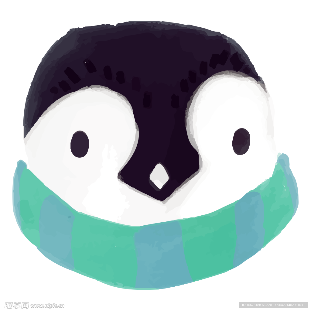 卡通企鹅