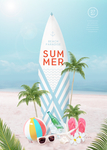 韩国多姿多彩的夏季假日海报