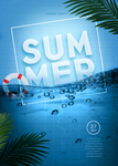 韩国多姿多彩的夏季假日海报