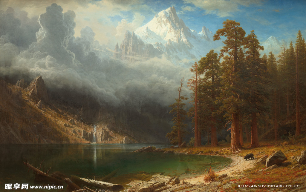 欧洲古典油画艺术背景