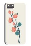简约花卉手机壳设计