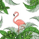 火烈鸟印花