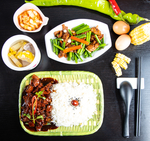 红烧肉盖浇饭