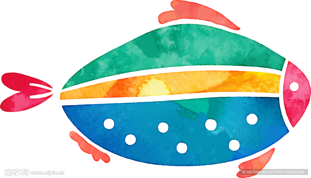 卡通海洋生物