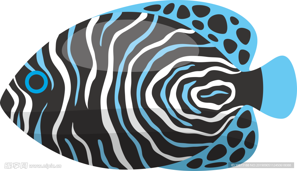卡通海洋生物