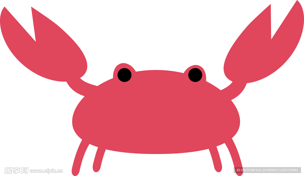 卡通海洋生物