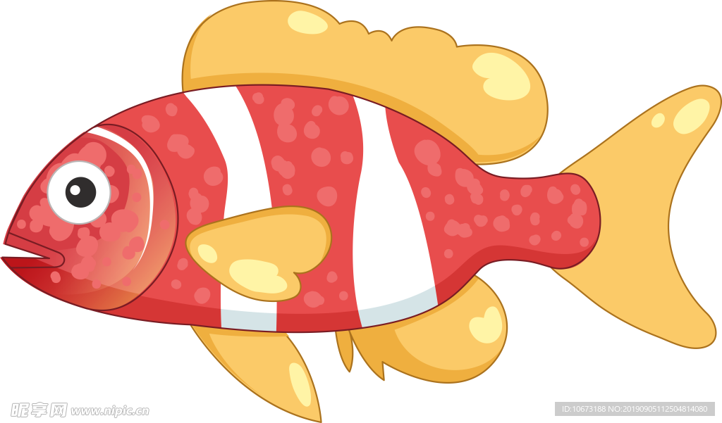 卡通海洋生物