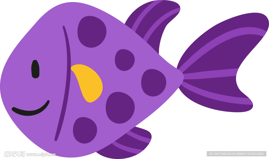卡通海洋生物