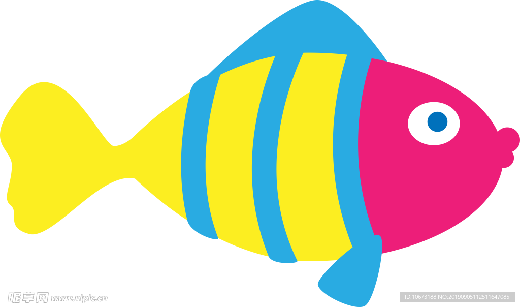 卡通海洋生物