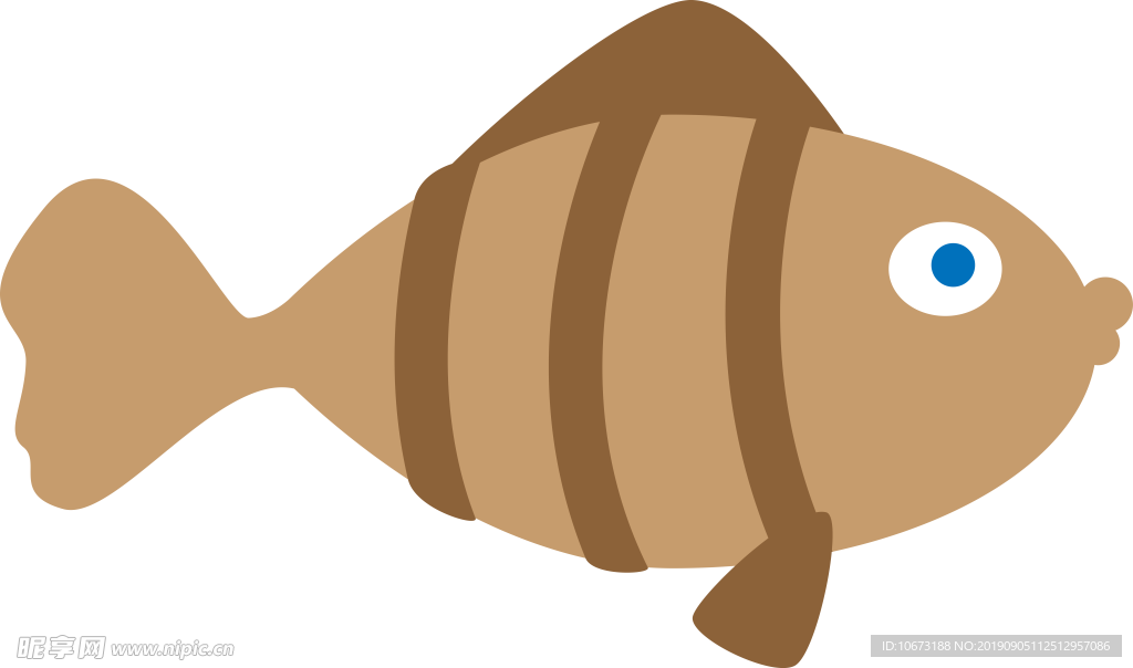 卡通海洋生物