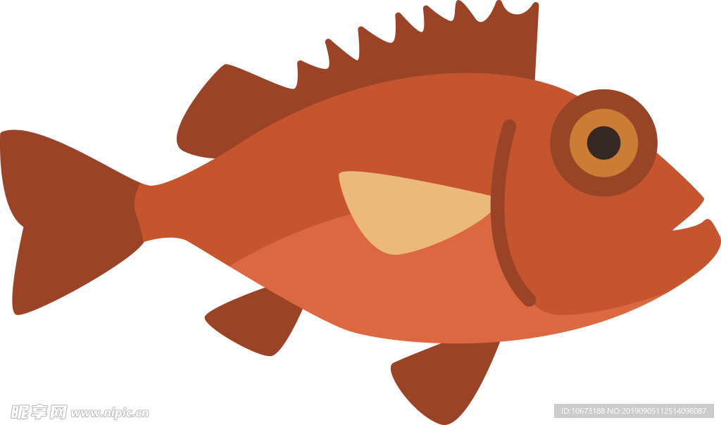 卡通海洋生物