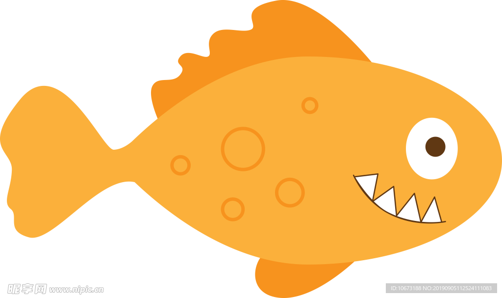 卡通海洋生物