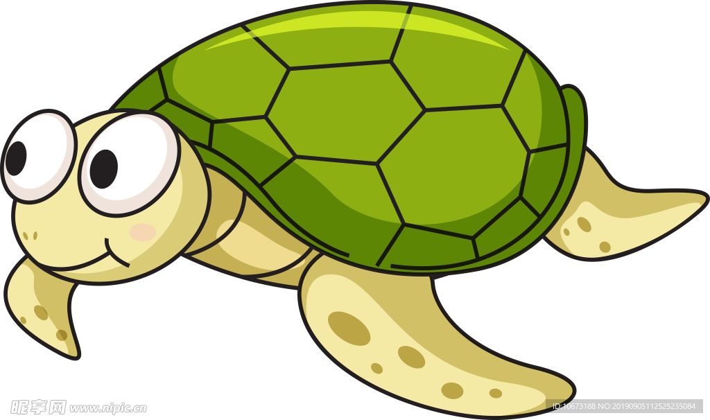 卡通海洋生物