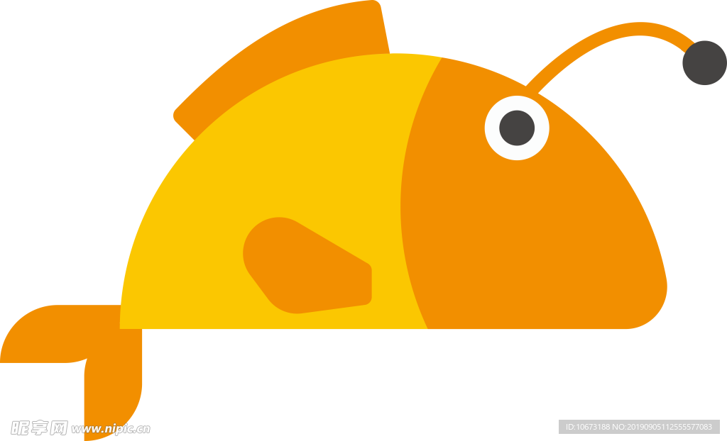卡通海洋生物