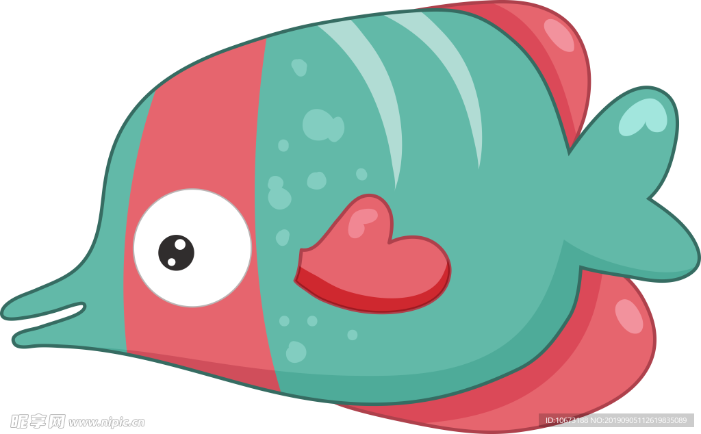 卡通海洋生物