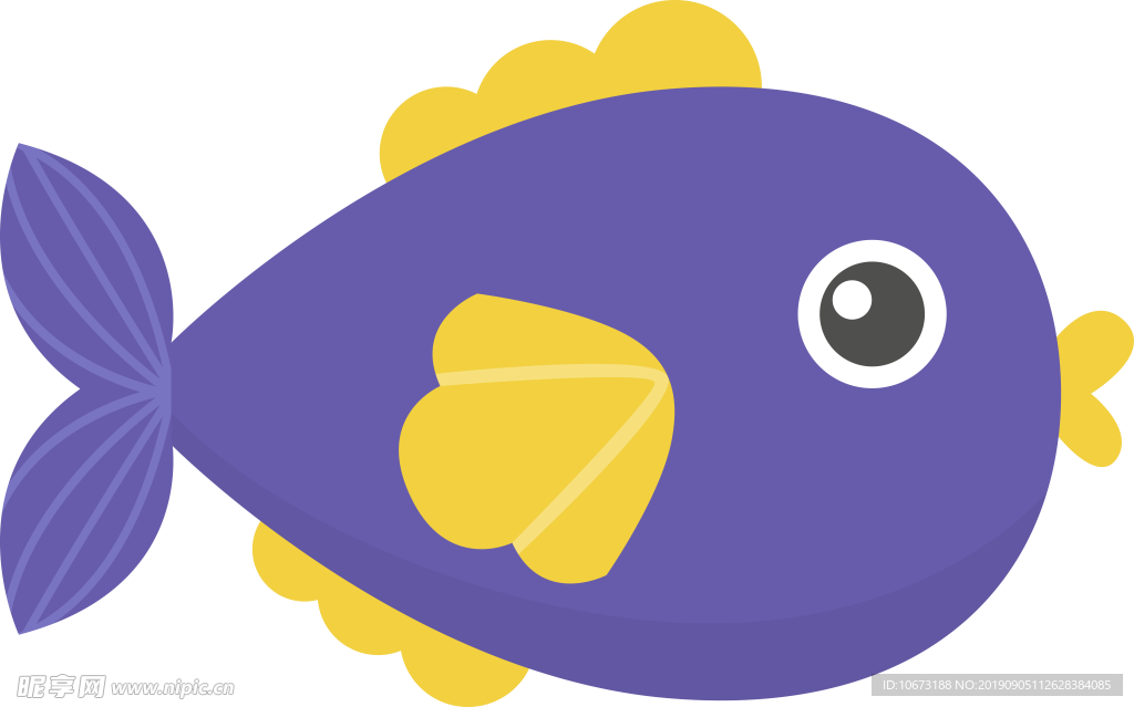 卡通海洋生物