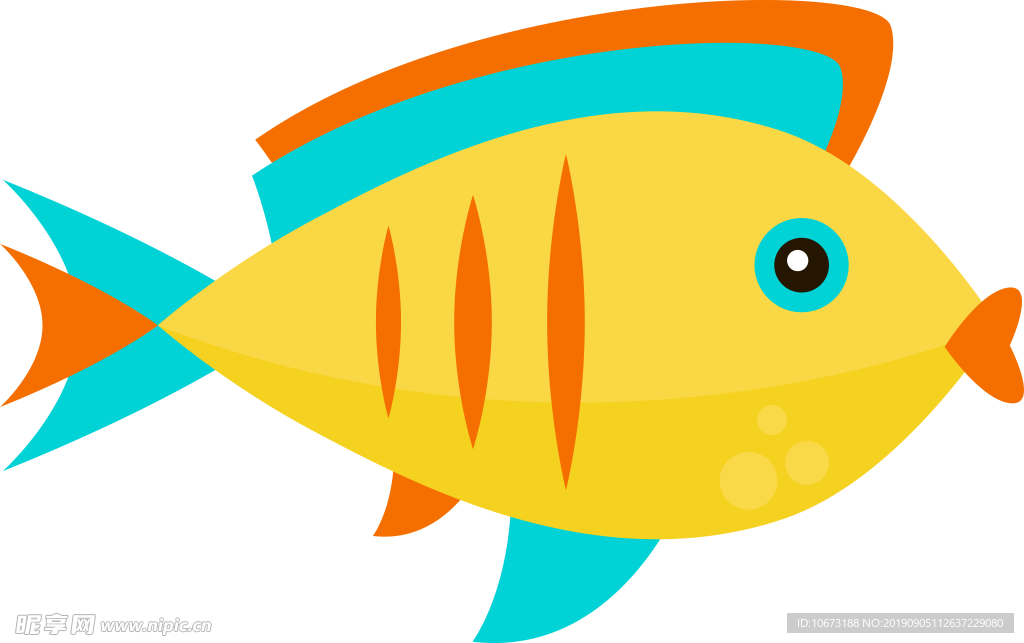 卡通海洋生物