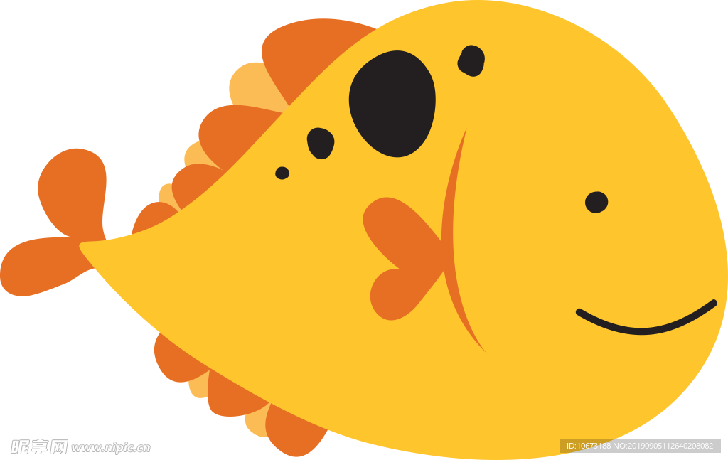 卡通海洋生物