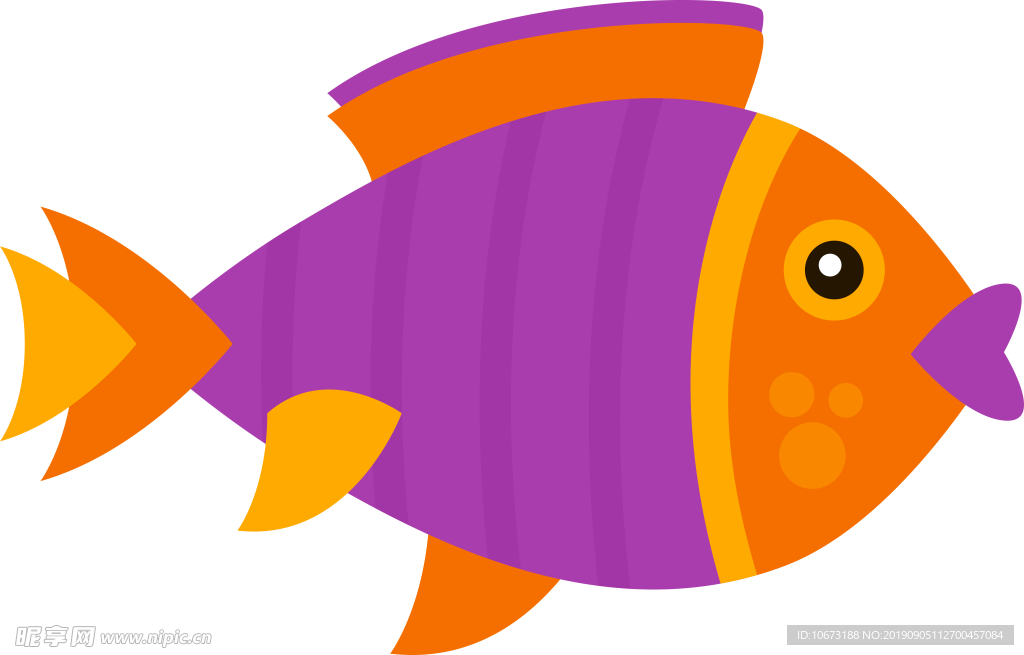 卡通海洋生物
