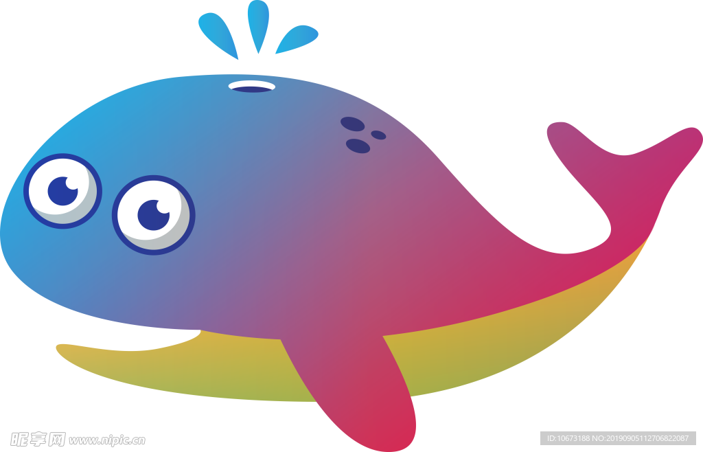 卡通海洋生物
