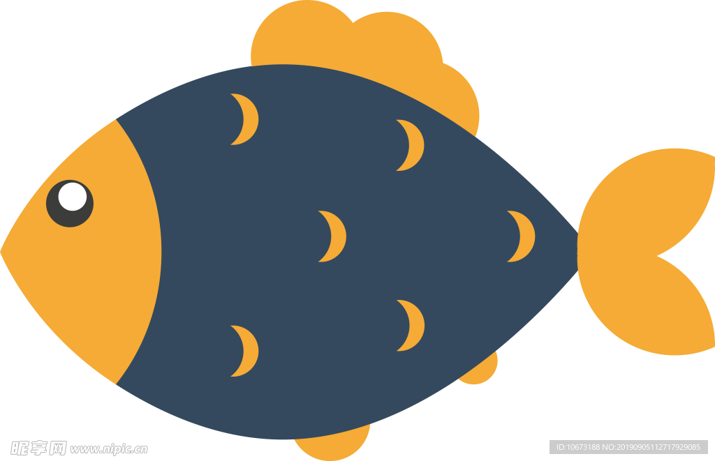 卡通海洋生物