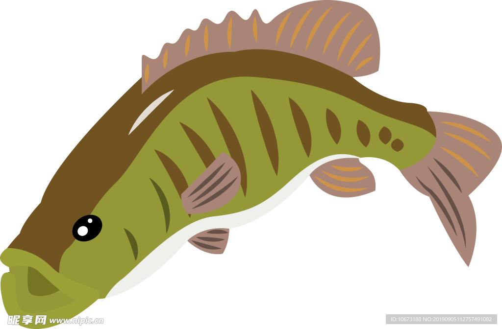 卡通海洋生物