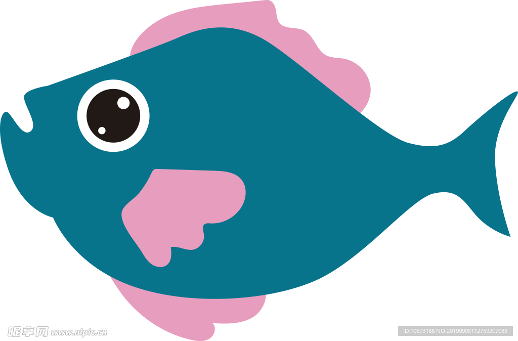 卡通海洋生物
