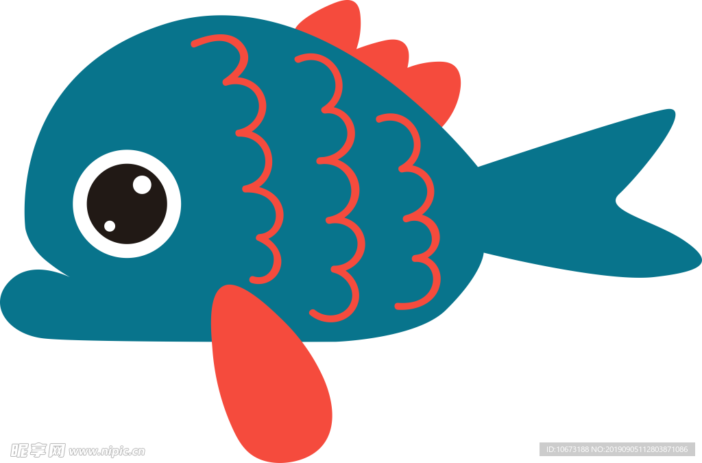 卡通海洋生物