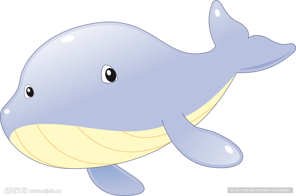 卡通海洋生物
