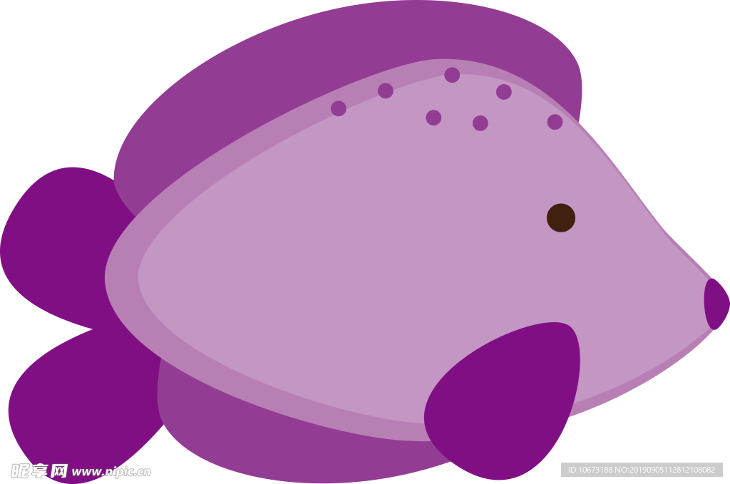 卡通海洋生物