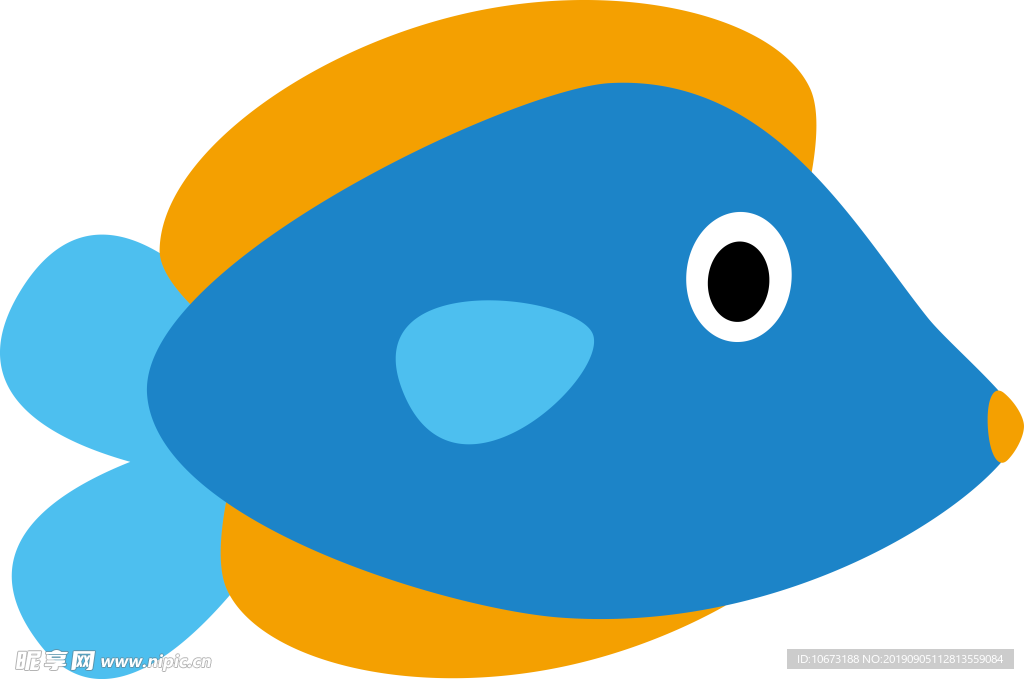 卡通海洋生物