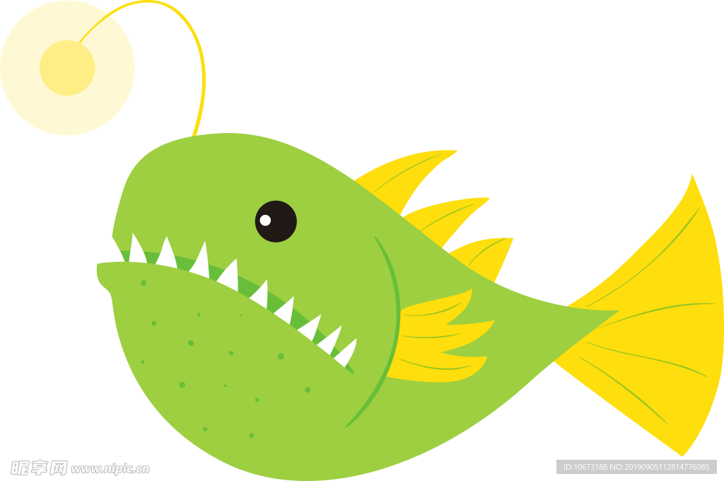 卡通海洋生物
