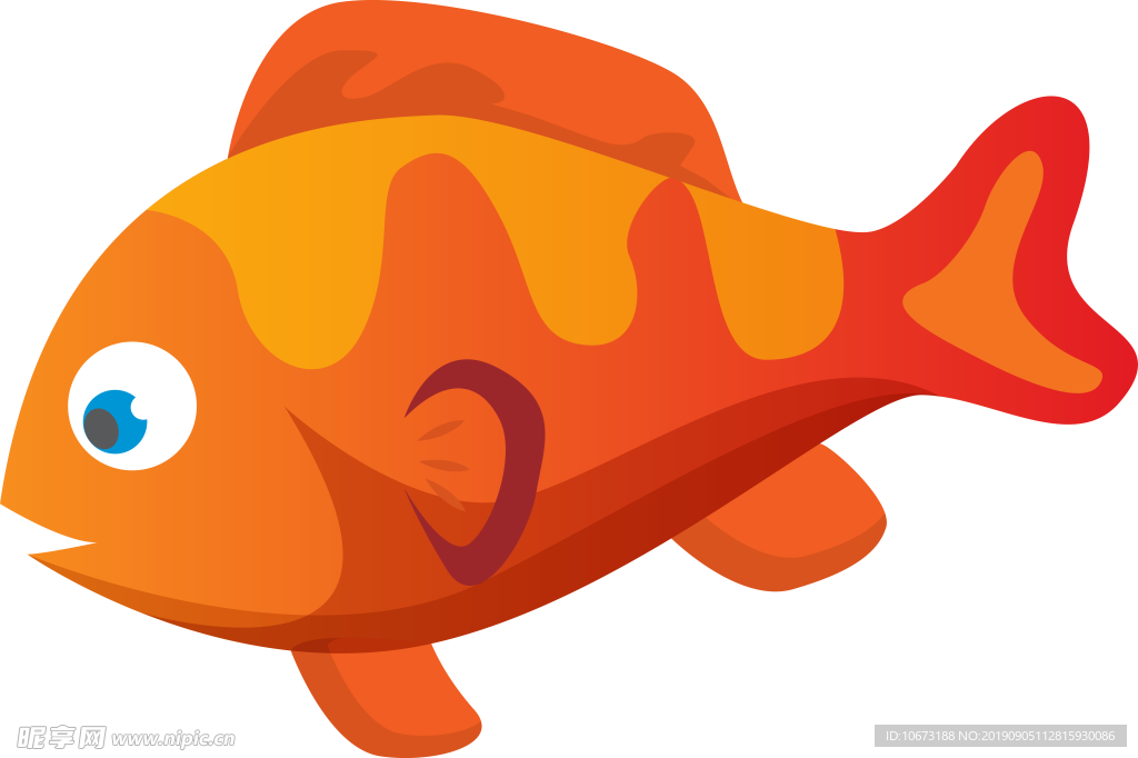 卡通海洋生物