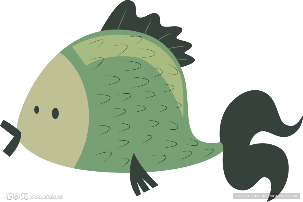 卡通海洋生物