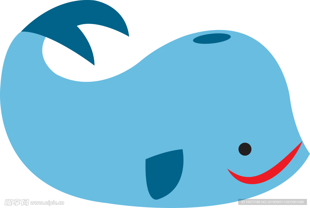 卡通海洋生物