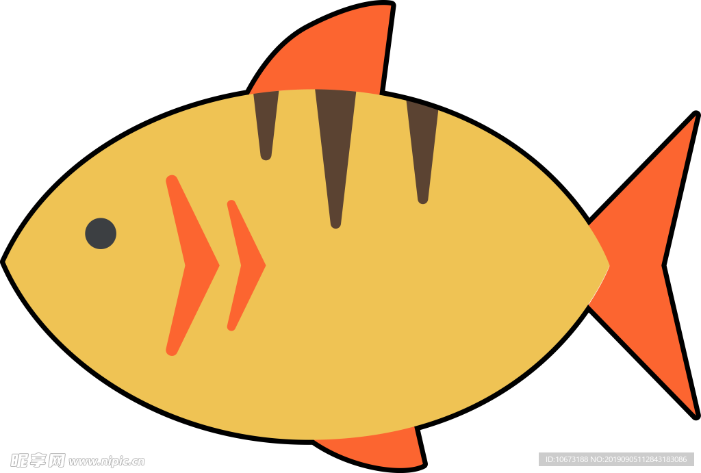 卡通海洋生物