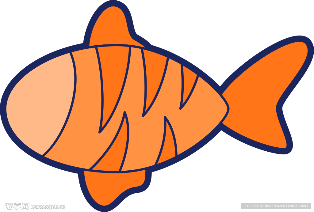 卡通海洋生物