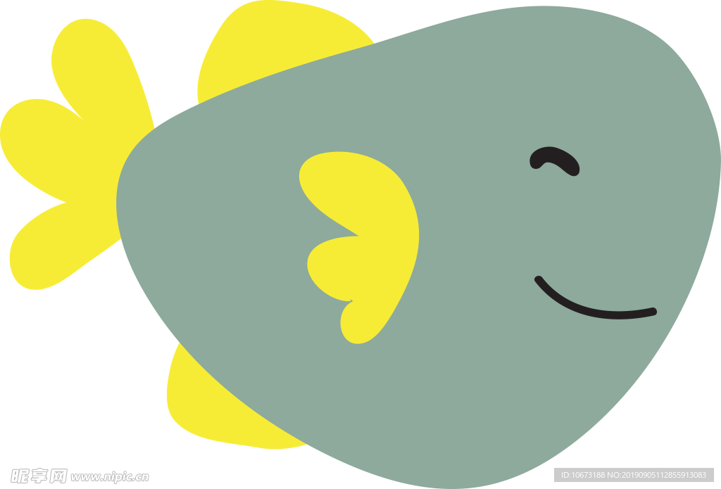 卡通海洋生物