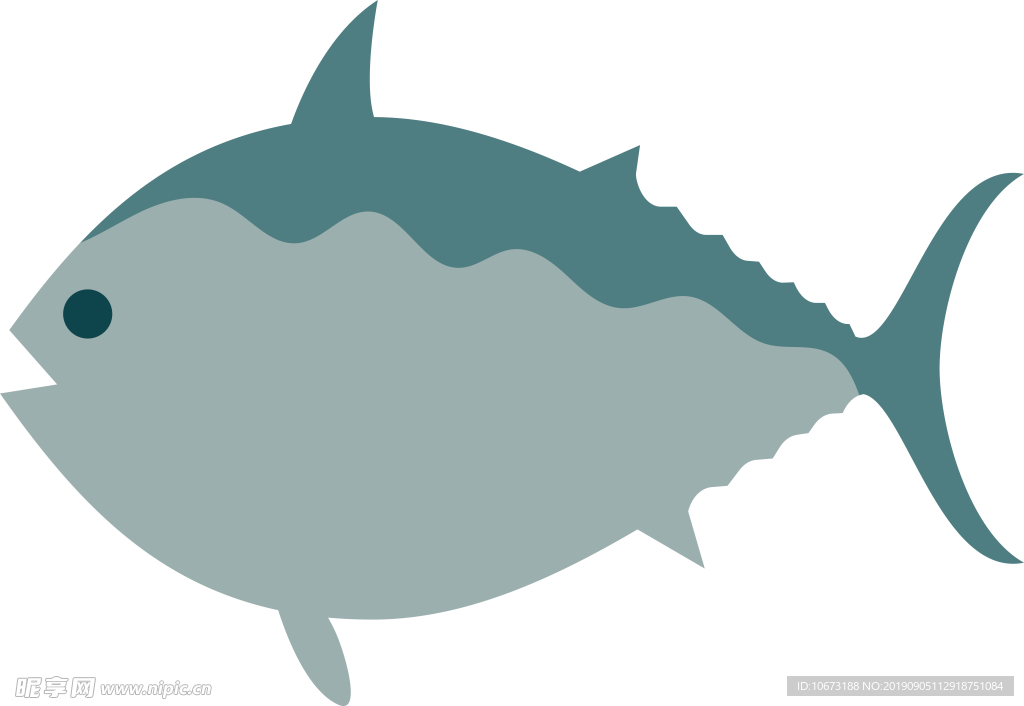 卡通海洋生物