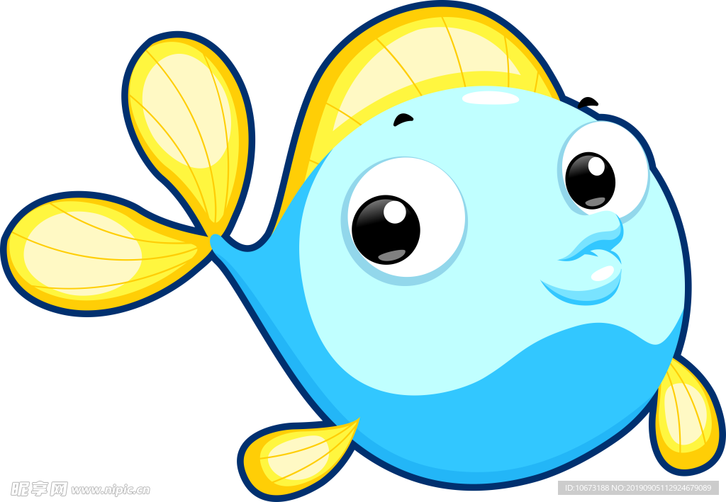 卡通海洋生物
