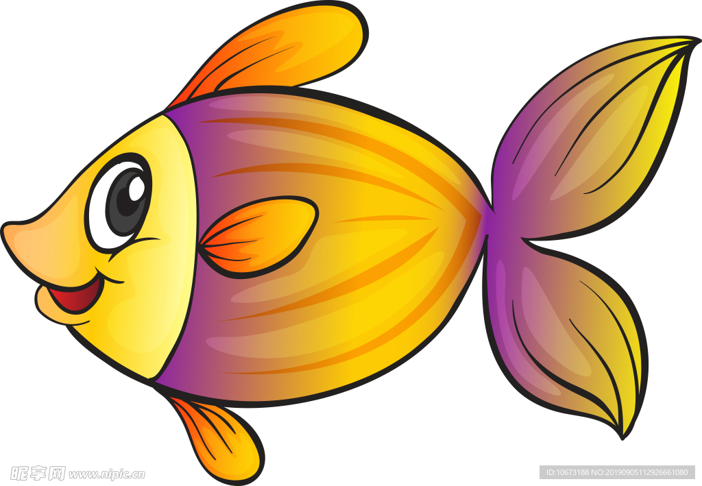 卡通海洋生物