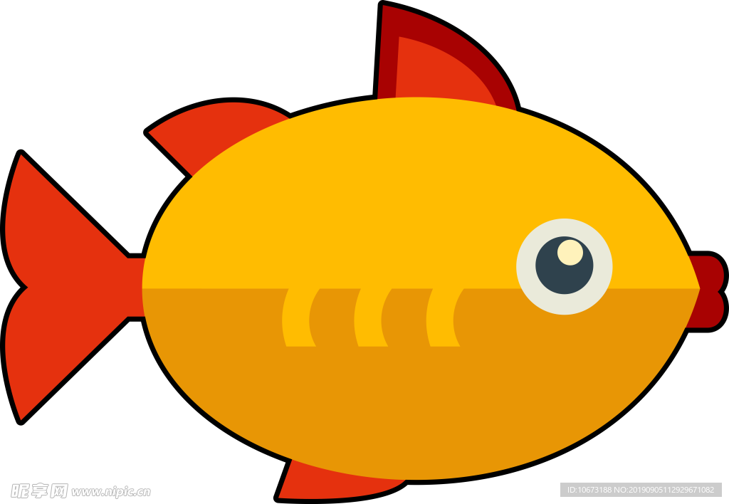 卡通海洋生物