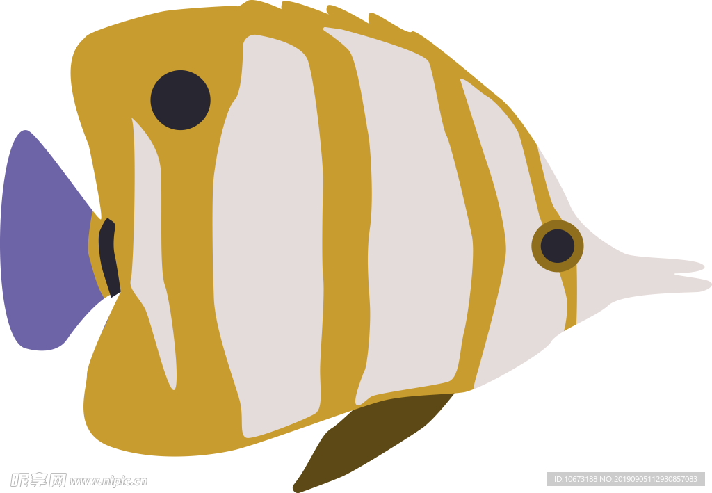 卡通海洋生物