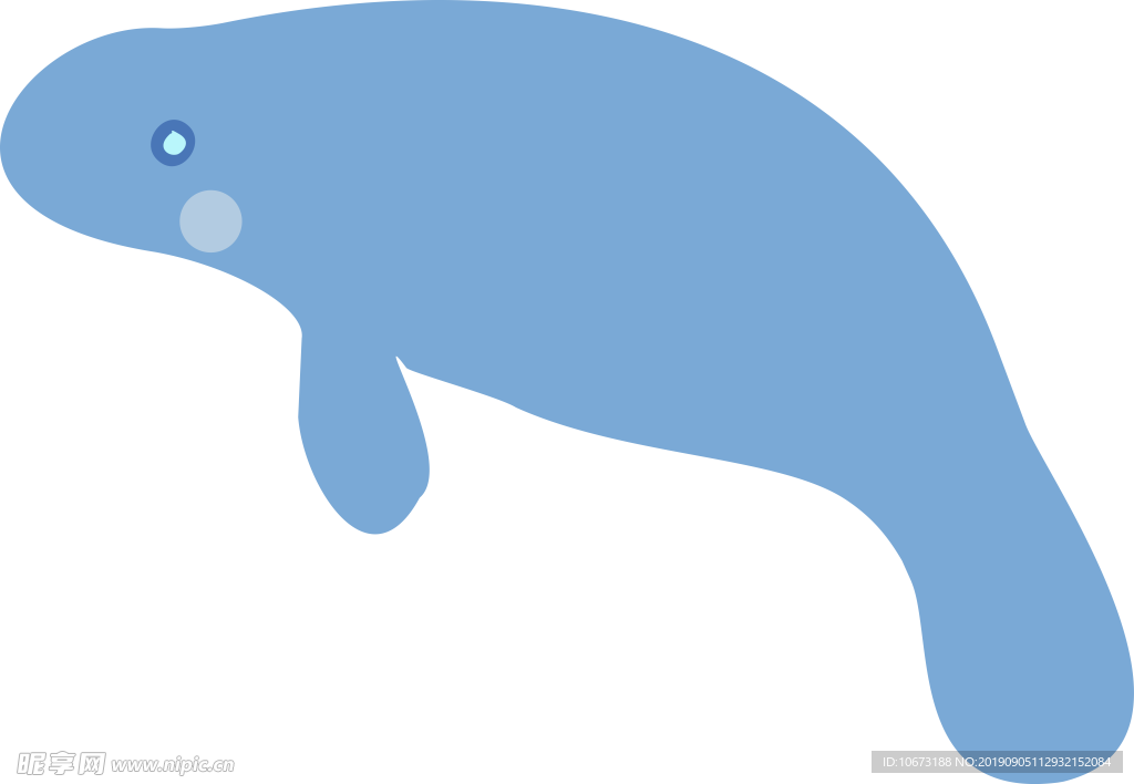 卡通海洋生物