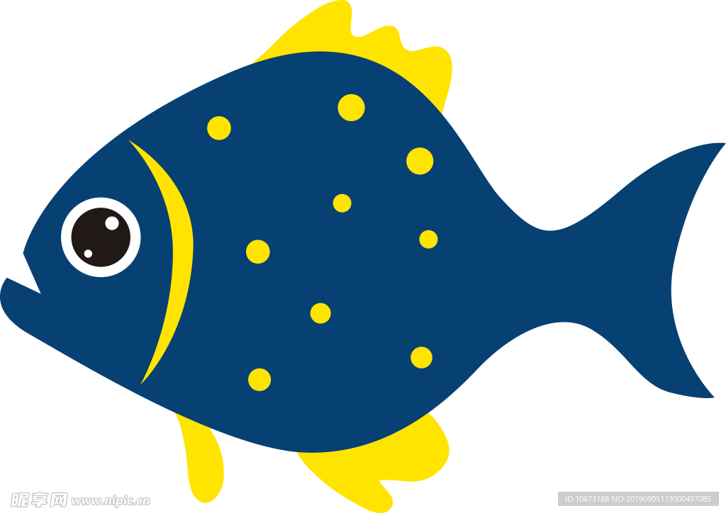 卡通海洋生物
