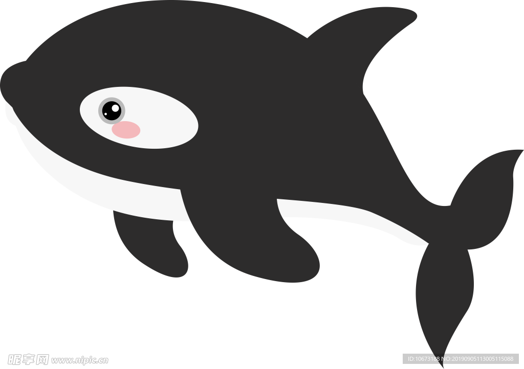 卡通海洋生物