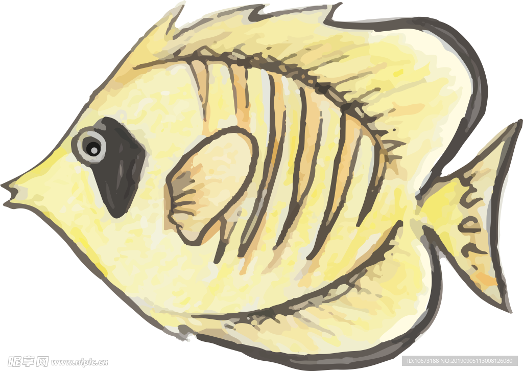 卡通海洋生物