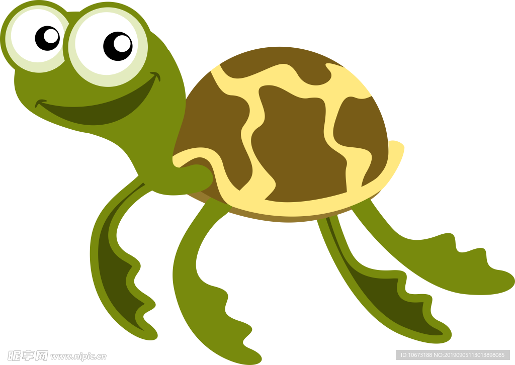 卡通海洋生物
