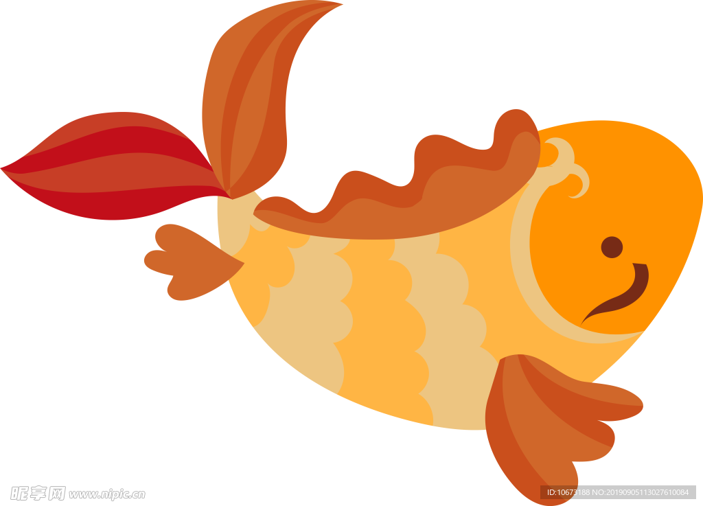 卡通海洋生物