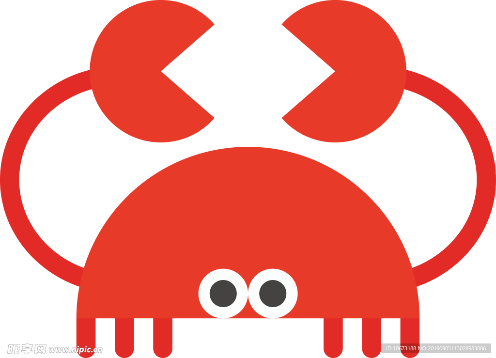 卡通海洋生物